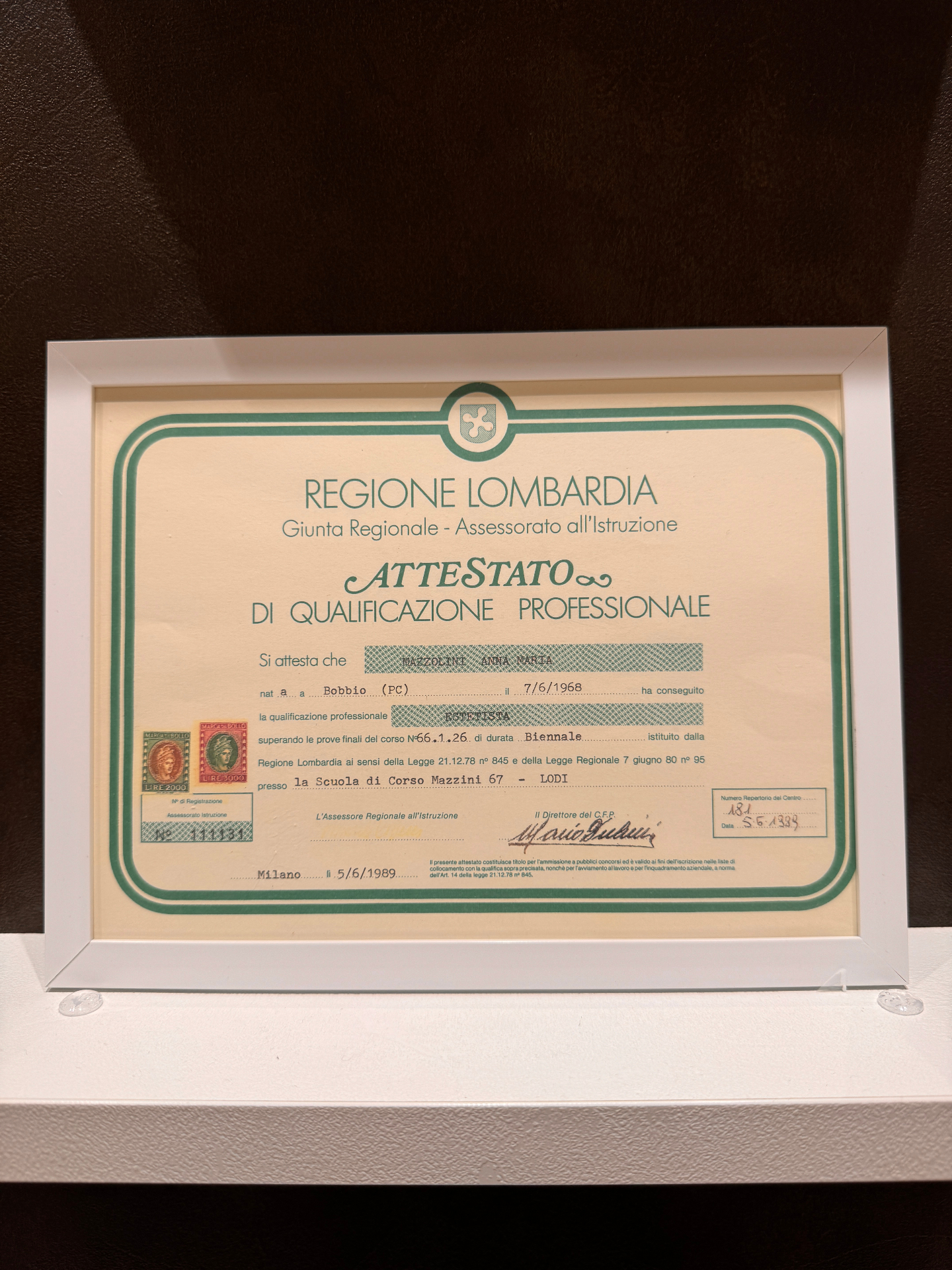 Qualificazione Professionale Regione Lombardia
